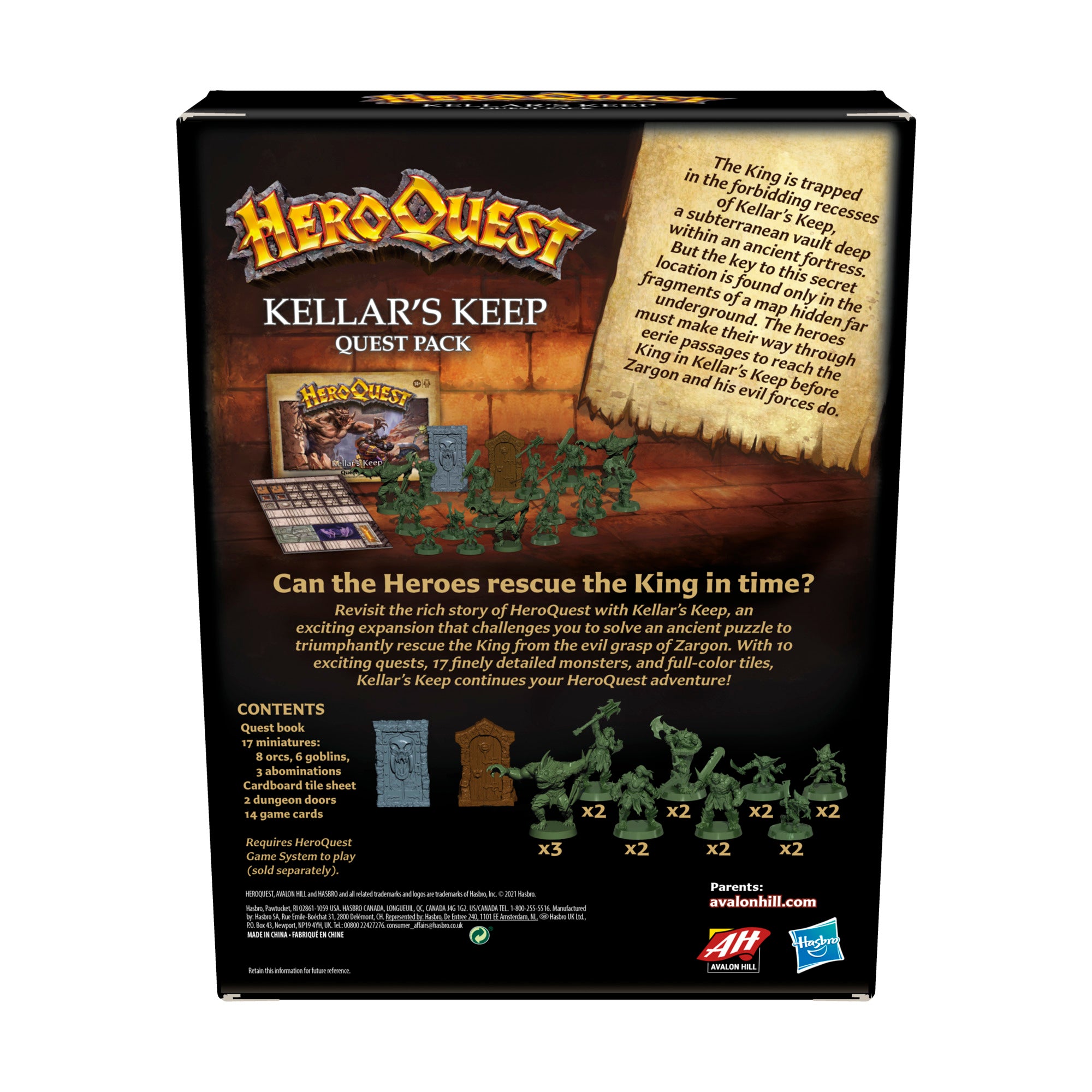 HeroQuest : Kellar's Keep - Quest Pack Expansion
